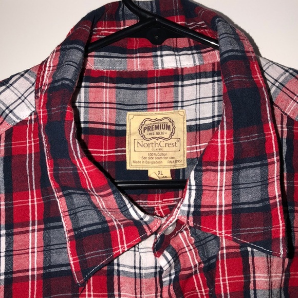 NWT🔥Mens Short Sleeve Northcrest Flannel - Picture 2 of 5